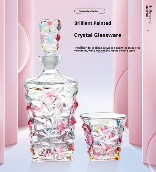 Creative Crystal Glass Barware Set For Home Living Room