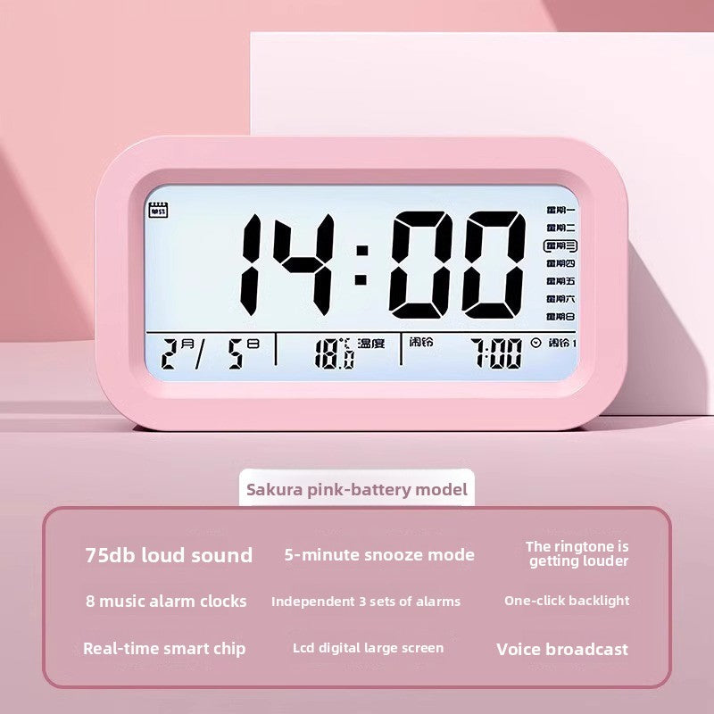Smart Alarm Clock Desktop Electronic Watch