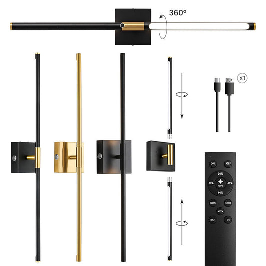 Wireless charging wall lamp without wiring connection