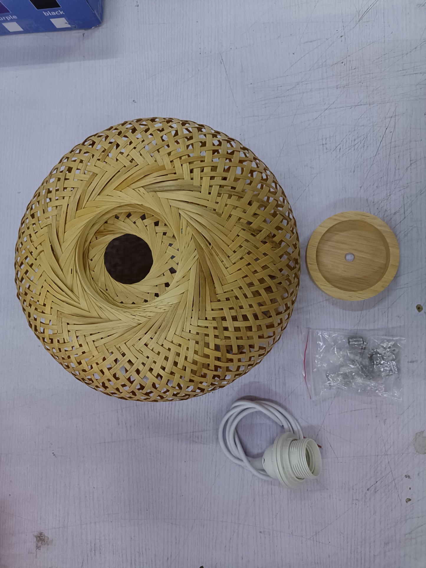 Bamboo Woven Simple Japanese Creative Pastoral Chandelier