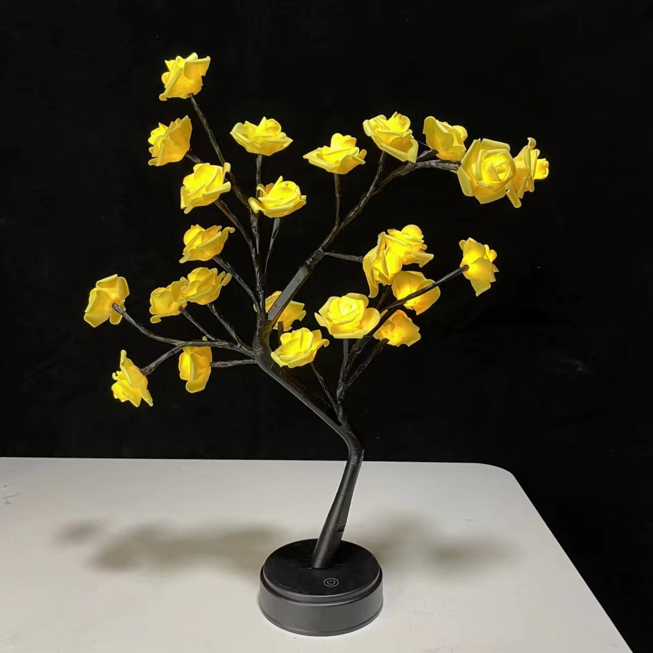New LED Rose Tree Lamp Touch Screen Small Desk Lamp
