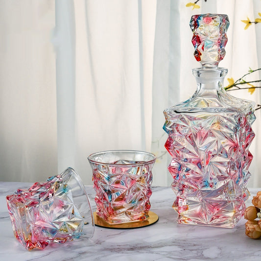 Creative Crystal Glass Barware Set For Home Living Room