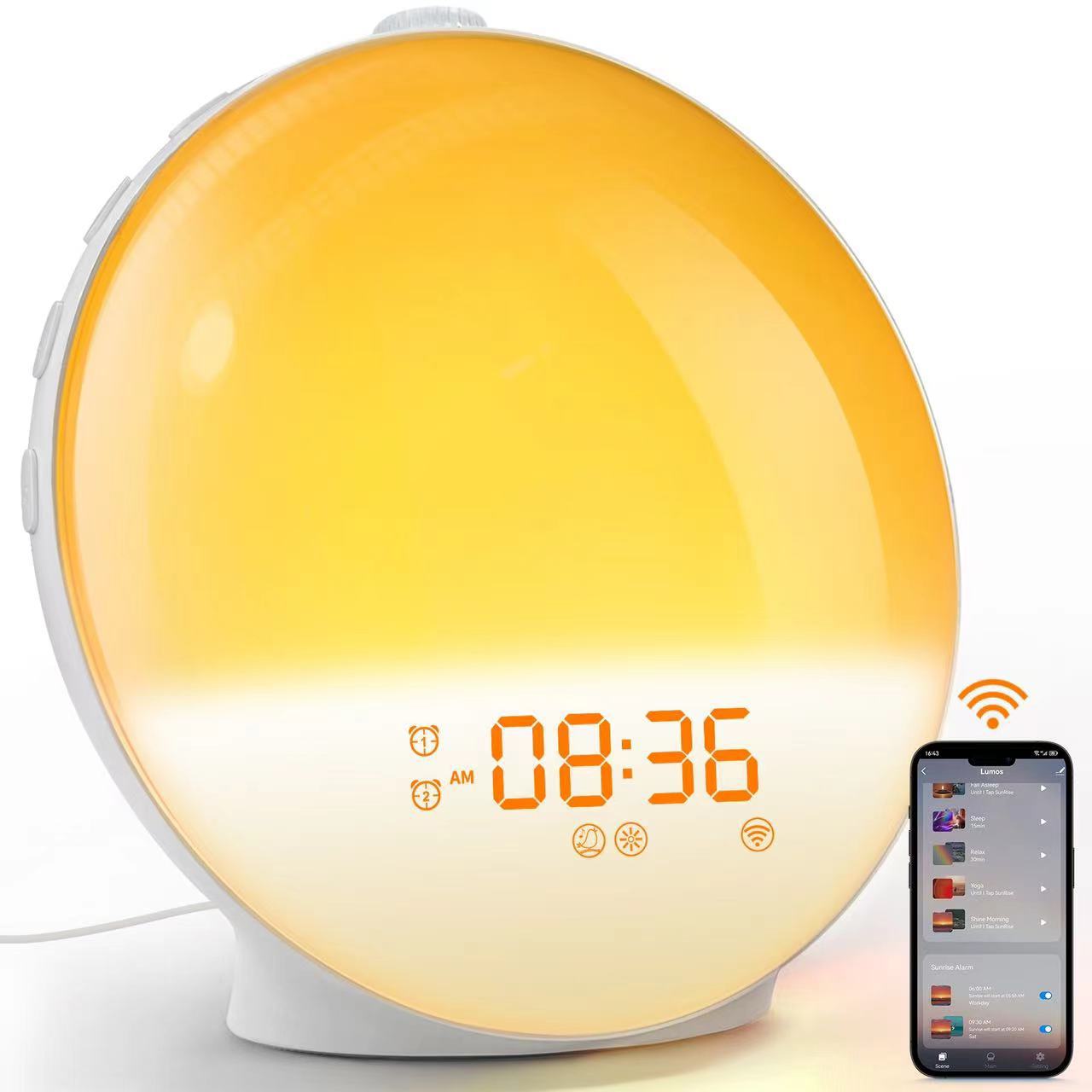 Alarm clock light
