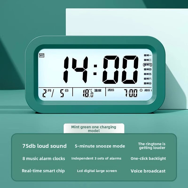 Smart Alarm Clock Desktop Electronic Watch