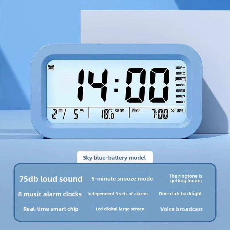 Smart Alarm Clock Desktop Electronic Watch
