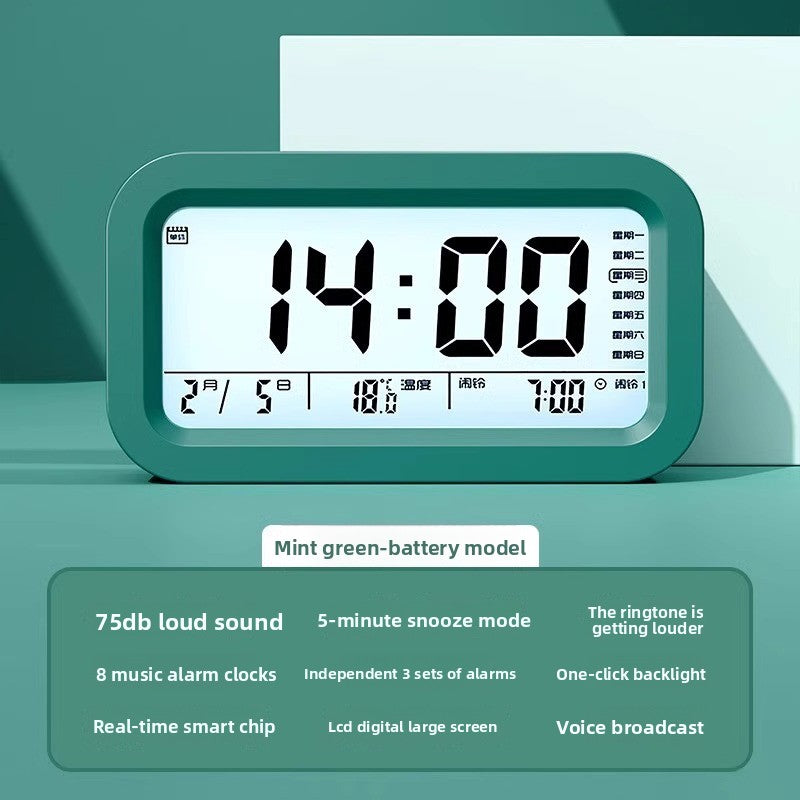 Smart Alarm Clock Desktop Electronic Watch
