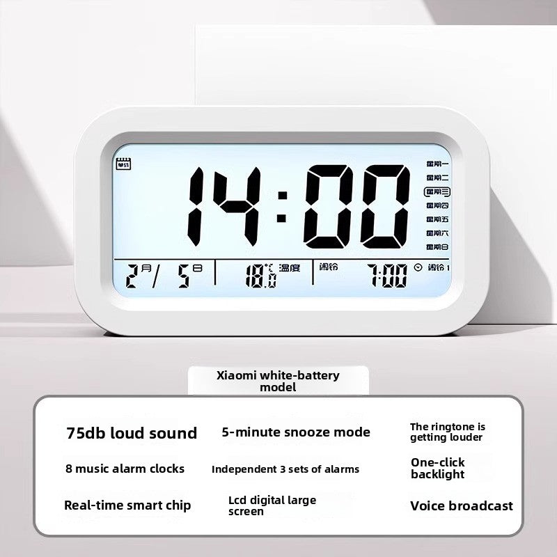 Smart Alarm Clock Desktop Electronic Watch