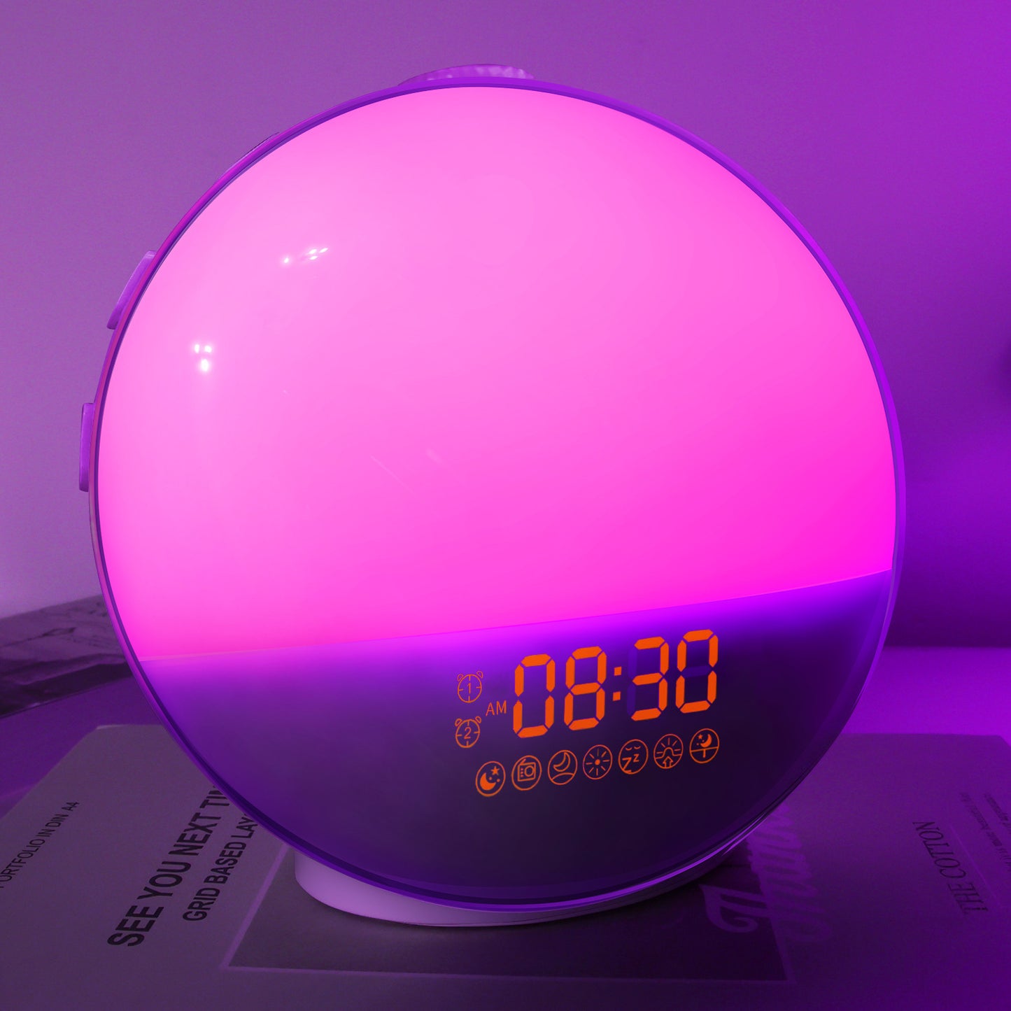 Alarm clock light